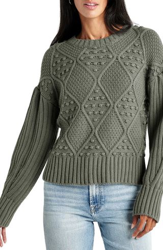 Splendid + Leonie Cotton Blend Bobble Sweater