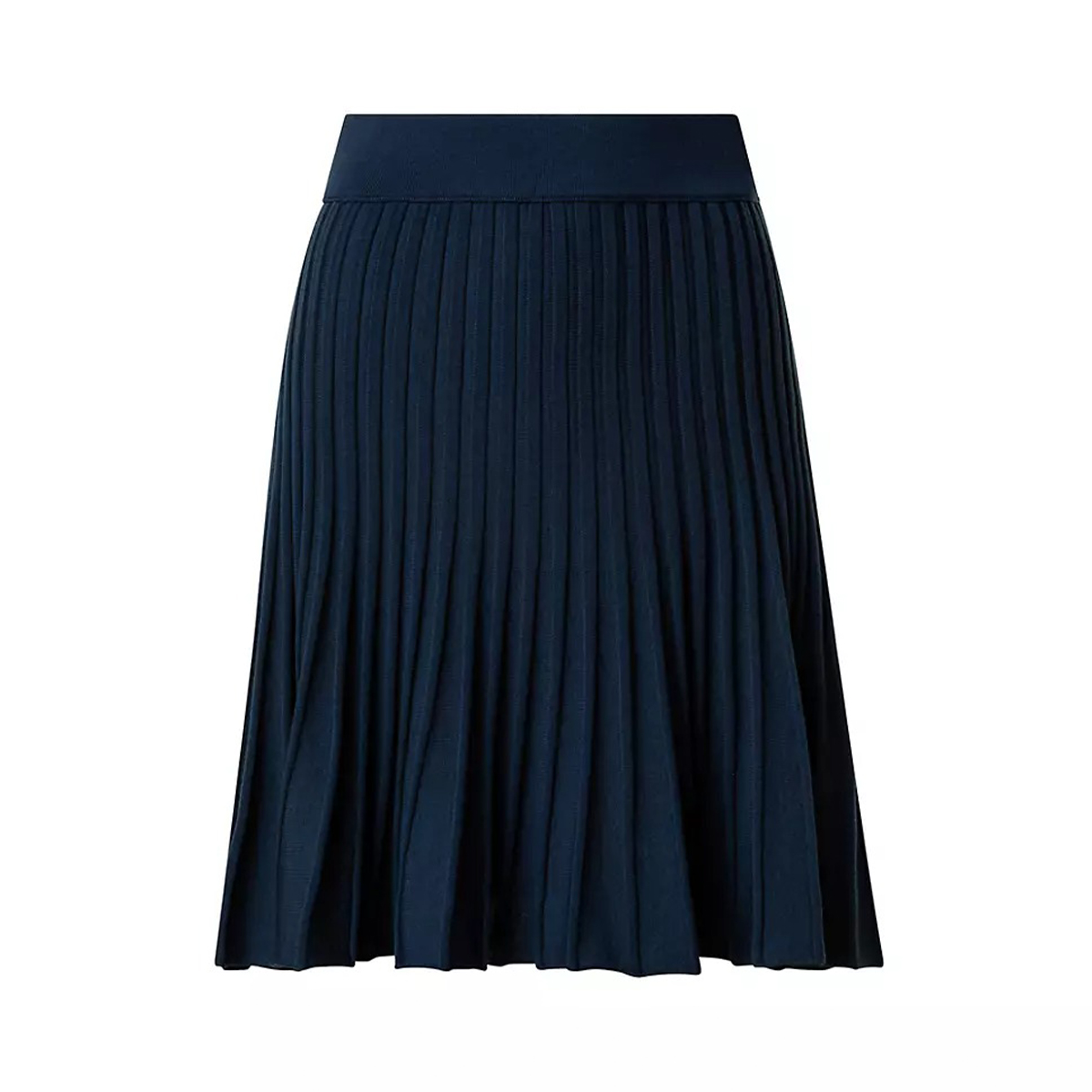 Akris Punto + Milano Pleated Knit Wool Miniskirt