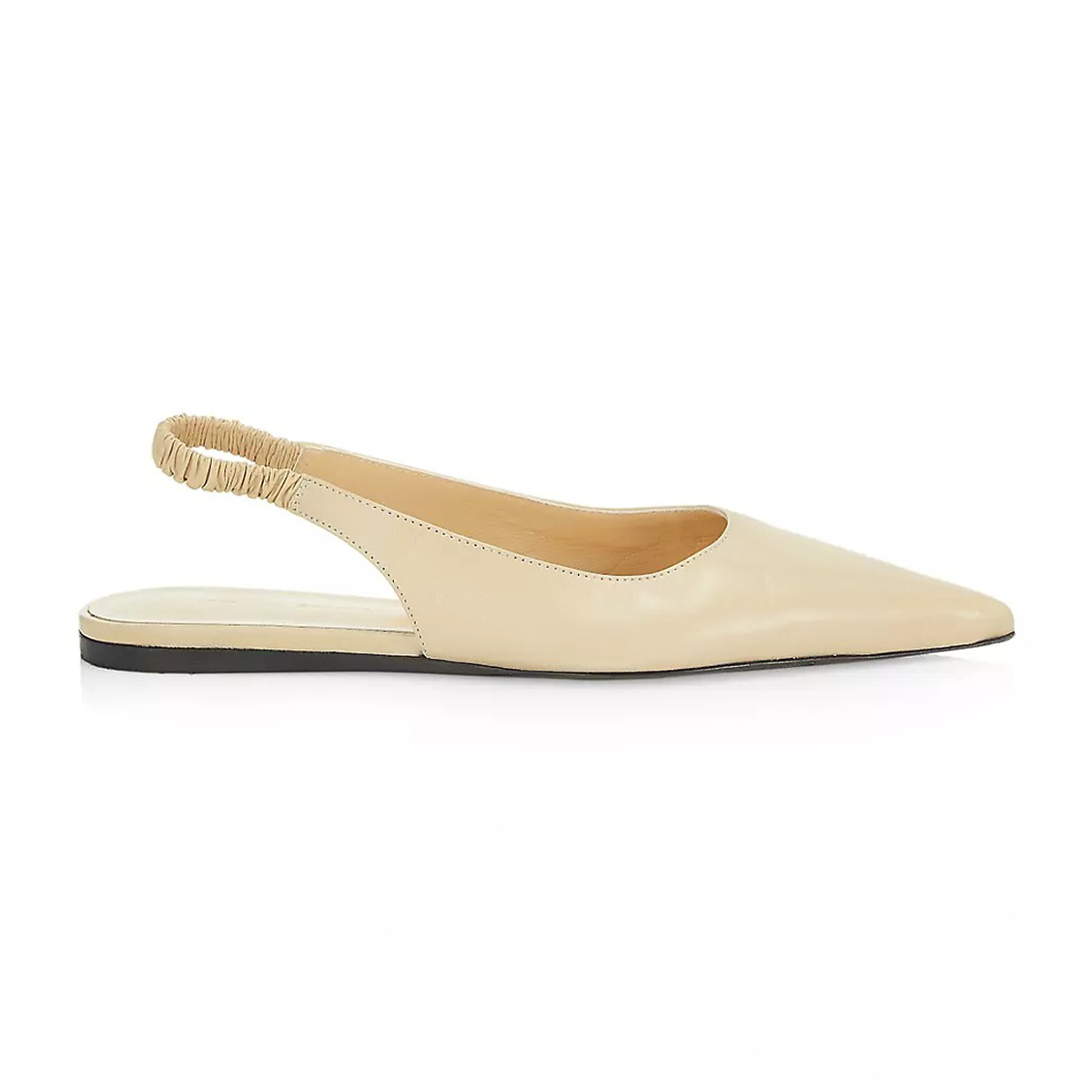 Proenza Schouler + Spike Leather Slingback Flats