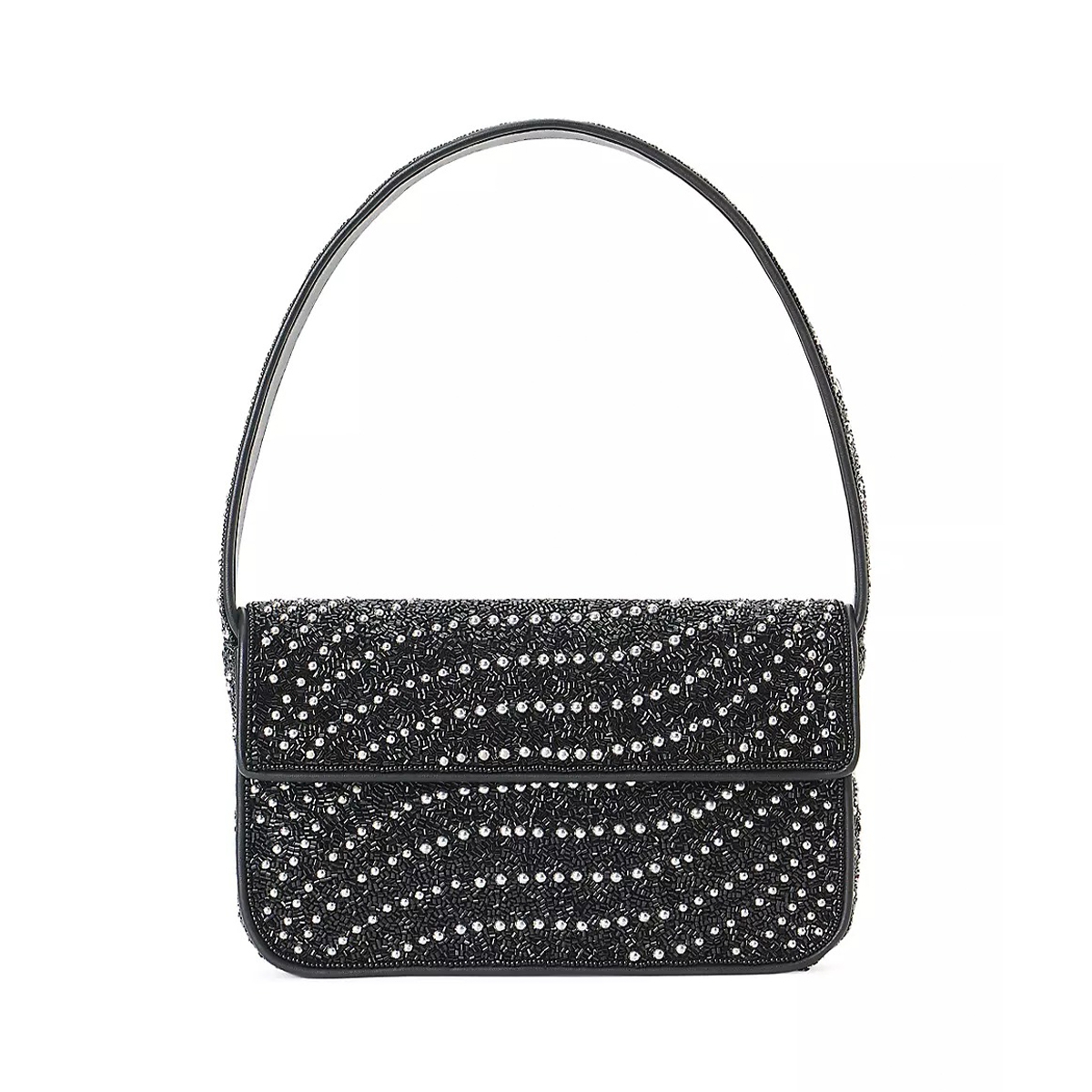 Staud + Tommy Cosmic Wave Beaded Shoulder Bag