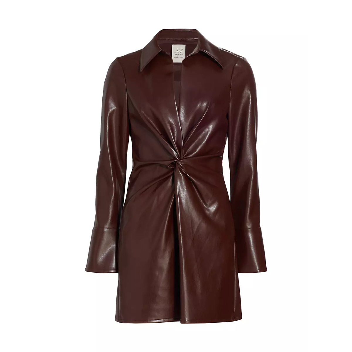 Cinq à Sept + Vegan Leather Mckenna Dress