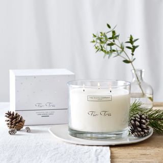 The White Company + Fir Tree Large Candle