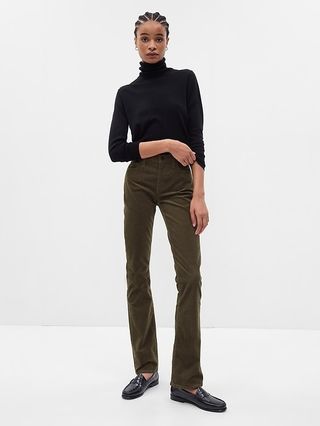 Gap + Mid Rise Corduroy Baby Boot Pants