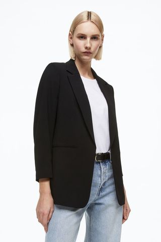 H&M + 3/4-Length-Sleeve Jacket