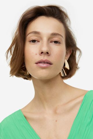 H&M + Folded Earrings