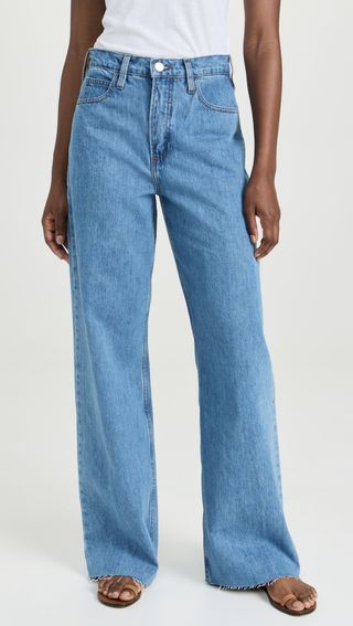 Frame + High N Tight Wide Leg Jeans