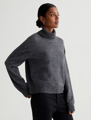 AG + Bellona Relaxed Turtleneck Sweater