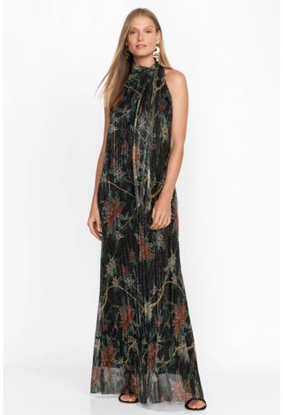 Johnny Was + Evelina Metallic Maxi Dress