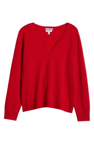 Nordstrom + V-Neck Cashmere Sweater