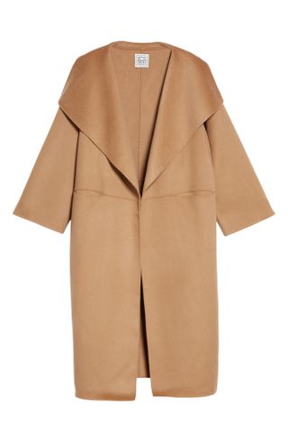 Toteme + Annecy Open Front Wool & Cashmere Coat