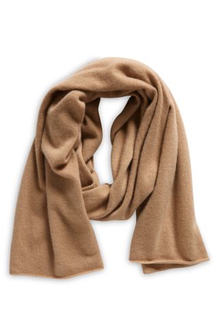 Vince + Boiled Cashmere Knit Scarf