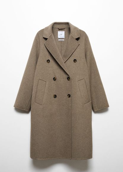 Oversized Hooded Knit Coat