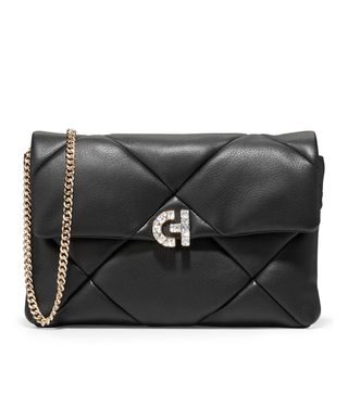 Cole Haan + Crystal Quilted Leather Clutch