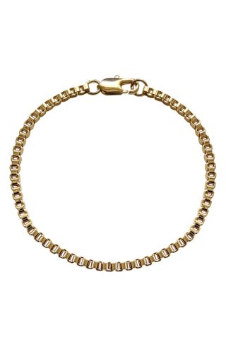 Laura Lombardi + Venezia Box Chain Bracelet