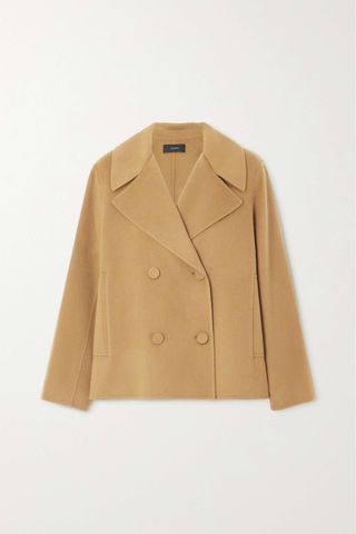 Joseph + Gilkes Double-Breasted Wool and Silk-Blend Coat