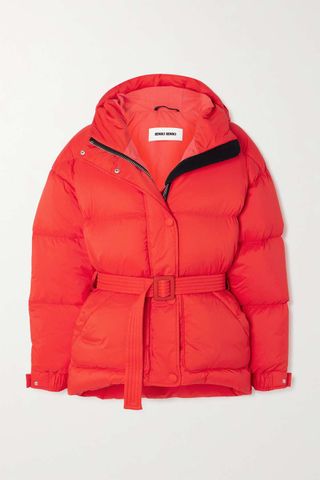 IENKI IENKI + Michlin Hooded Belted Quilted Shell Down Jacket