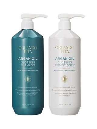 Orlando Pita Play + Moroccan Argan Oil Glossing Shampoo & Conditioner Set