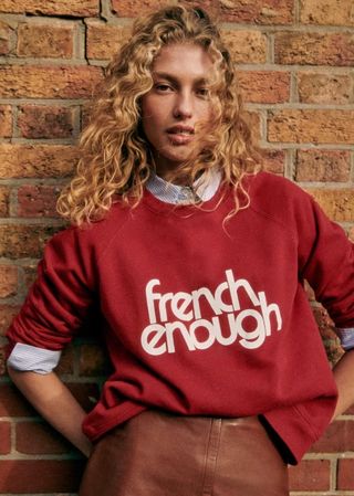Laura Brown for Sézane + French Enough Sweatshirt