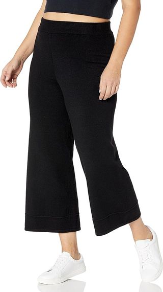 Brand: the Drop + Bernadette Pull-On Loose-Fit Cropped Sweater Pant