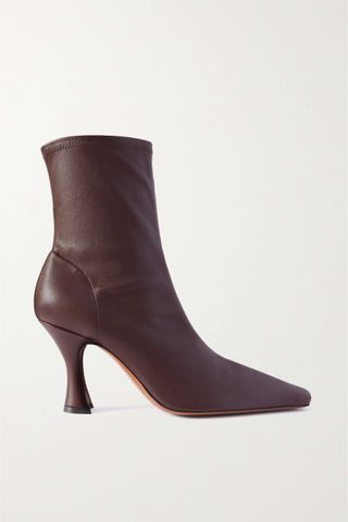 Neous + Ran Stretch-Leather Ankle Boots