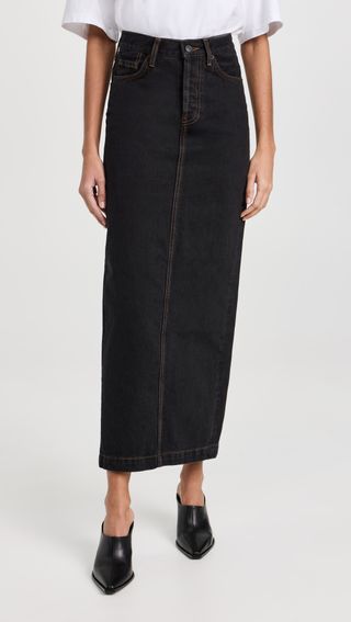 Wardrobe.NYC + Denim Column Skirt