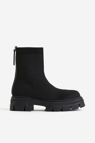 H&M + Chunky Sock Boots