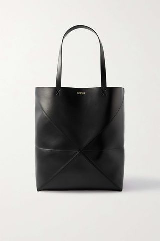 Loewe + Puzzle Fold Convertible Large Leather Tote