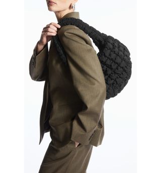 Cos + Quilted Recycled Polyester Shoulder Bag