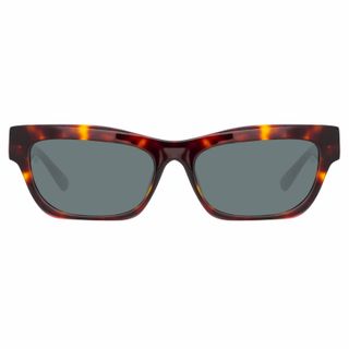 Linda Farrow + Moe Cat Eye Sunglasses in Tortoiseshell