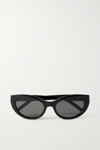 Saint Laurent + YSL Cat-Eye Acetate Sunglasses