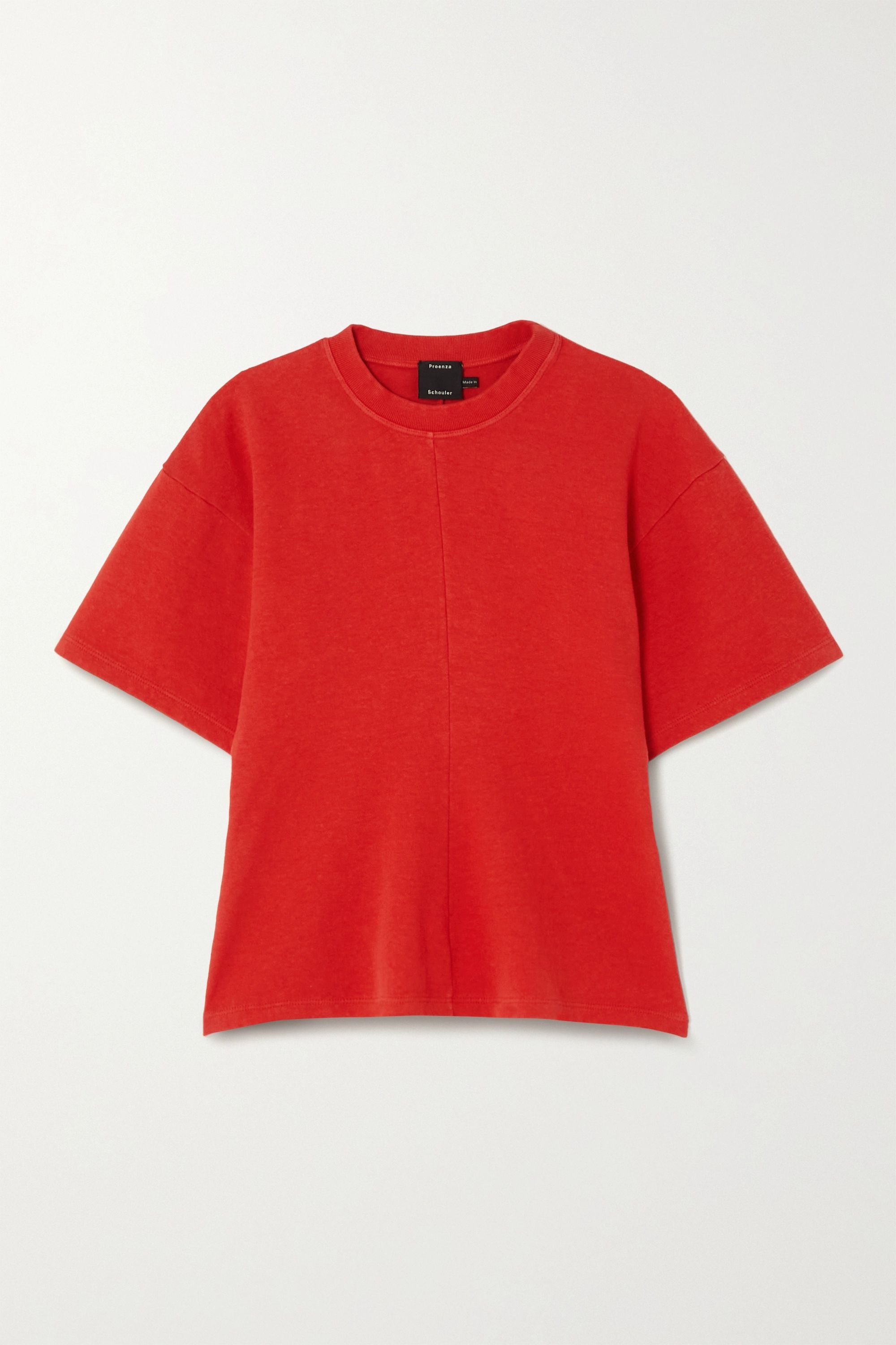 Proenza Schouler + Cotton-Blend Jersey T-Shirt