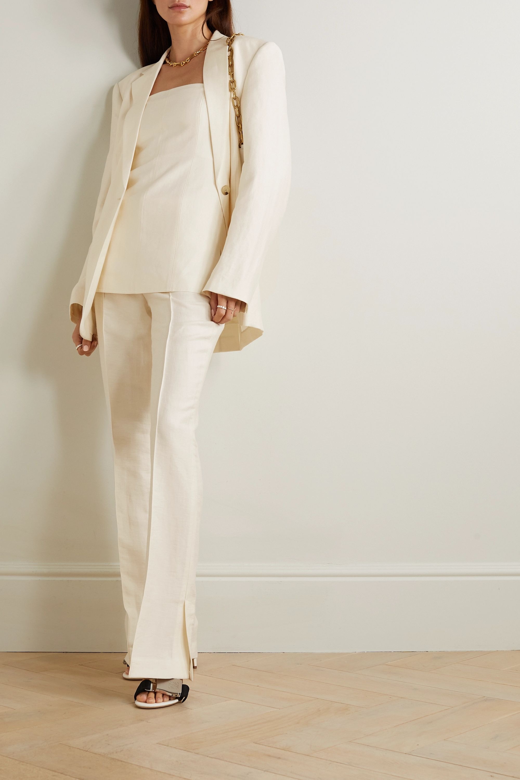 Helmut Lang + Woven Camisole