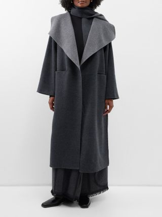 Toteme + Signature Pressed Wool and Cashmere-Blend Coat