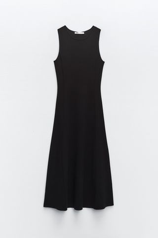 Zara + Sleeveless Long Knit Dress