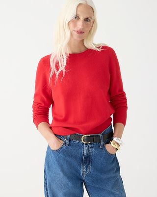 J.Crew + Cashmere Classic-Fit Crewneck Sweater