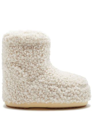 Moon Boot + Icon Low Faux-Shearling Boots