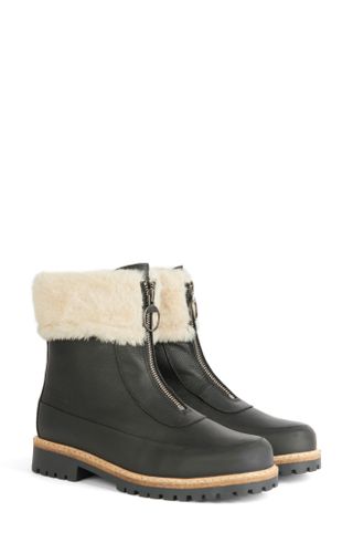 Barbour + Rowen Faux Fur Lined Boot