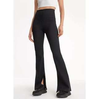 DKNY + Balance Compression High-Waist Flare Tight With Slit