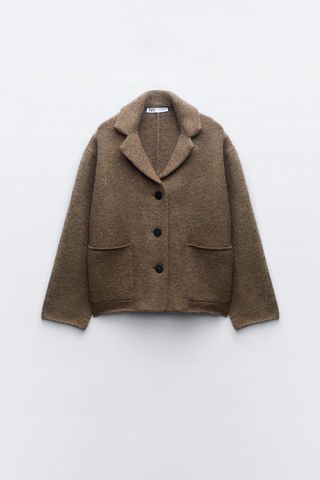 Zara + Short Knit Jacket