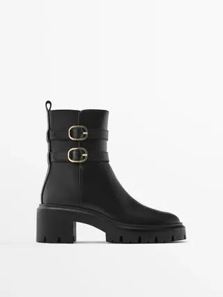 Massimo Dutti + Leather Boots