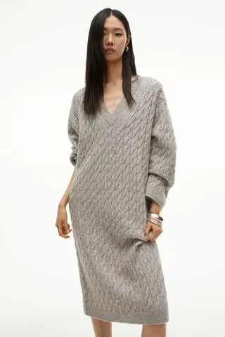 H&M + Cable-Knit Dress