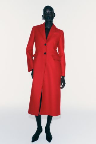 Zara + Manteco Wool Coat