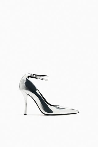 Zara + Metallic High Heels