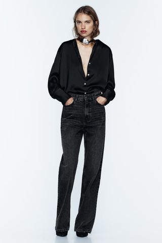 Zara + Straight Jeans