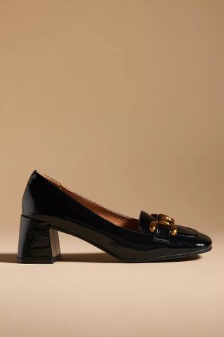 Bibi Lou + Valencia Leather Loafer Heels