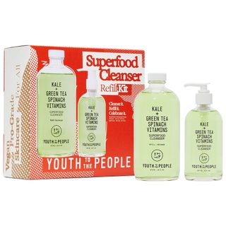 Youth to the People + Superfood Gentle Antioxidant Refillable Cleanser Set