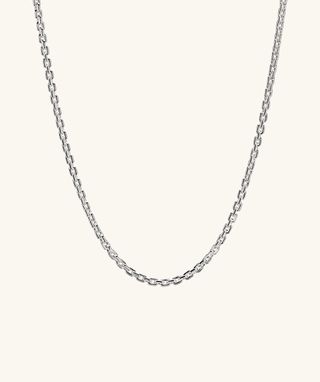Mejuri + Trace Rectangle Chain Necklace