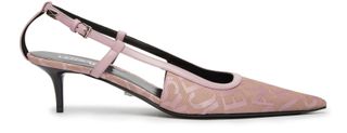 Versace + Versace Allover slingback shoes