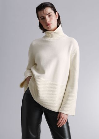 & Other Stories + Oversized Wool Knit Turtleneck