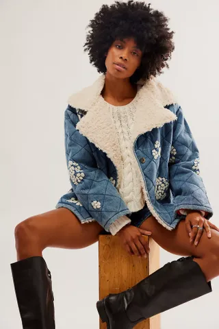 Free People + Tach Wilma Quilted Jacket